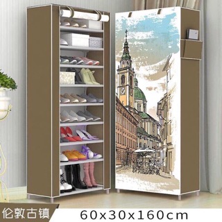 Tủ vải để giày dép 10 tầng 3D