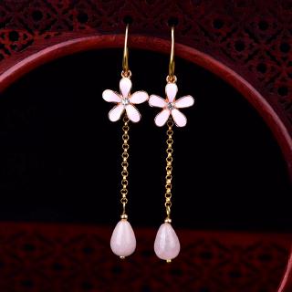 Khuyên Tai Dáng Dài Phong Cách Retro Thời Trang Cho Nữ