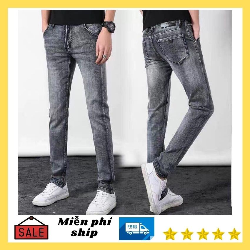 Quần jean nam màu xám cao cấp đẹp giá rẻ,quần bò taka 30 | BigBuy360 - bigbuy360.vn