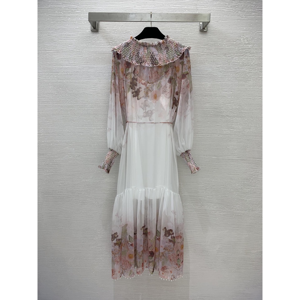 Đầm nữ thời trang cao cấp Zimmerman thiết kế mẫu hoa, phong cách ngọt ngào, điệu đà