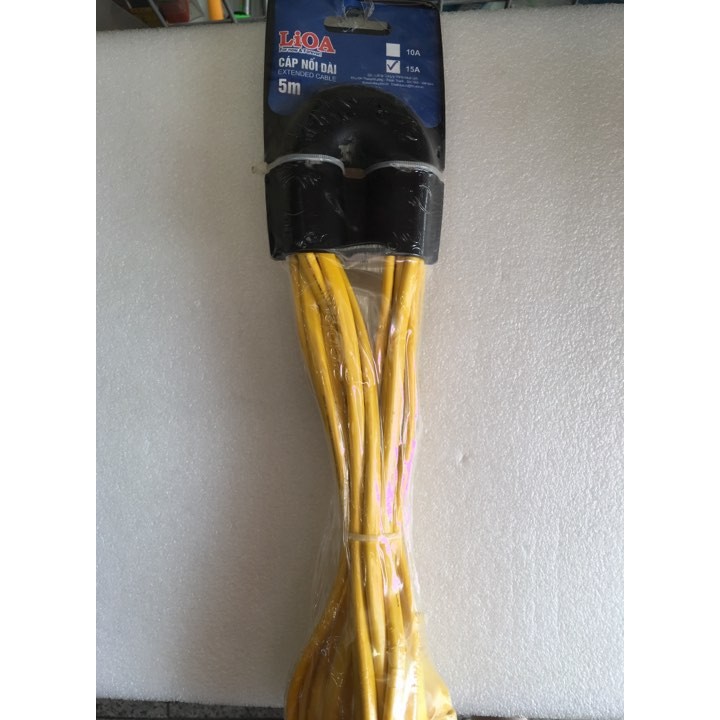 Cáp nối dài 10m Lioa C10-2-10A - Dây cáp điện chất lượng cao, màu sắc đa dạng