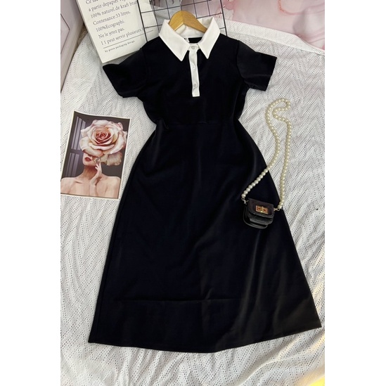 Đầm Polo dáng dài Bigsize Phom siêu hách dáng 60kg đến 95kg