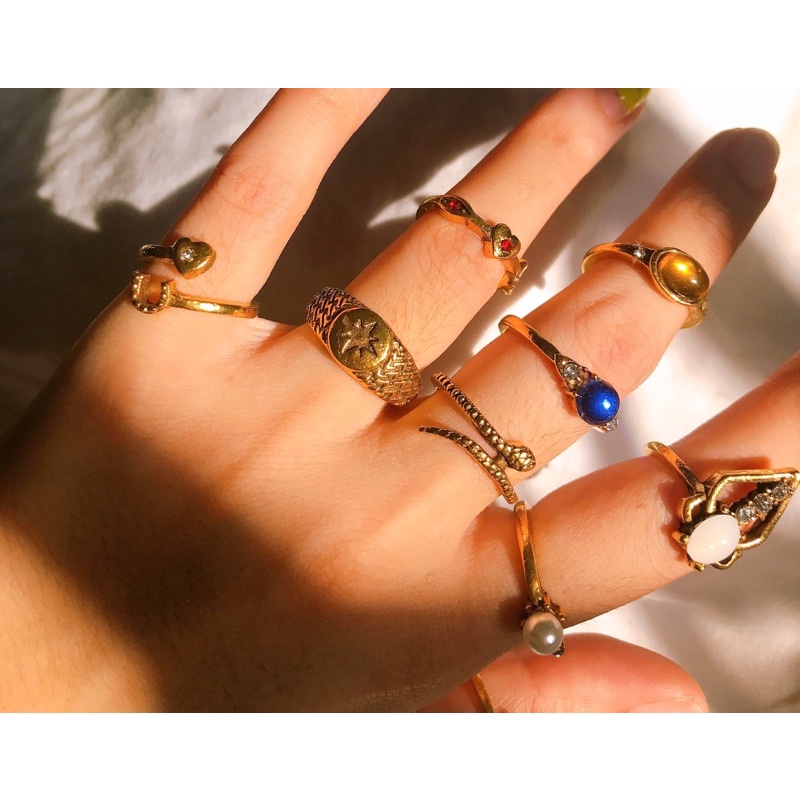 Nhẫn đeo tay phong cách tarot huyền bí về những vị thần quyền lực