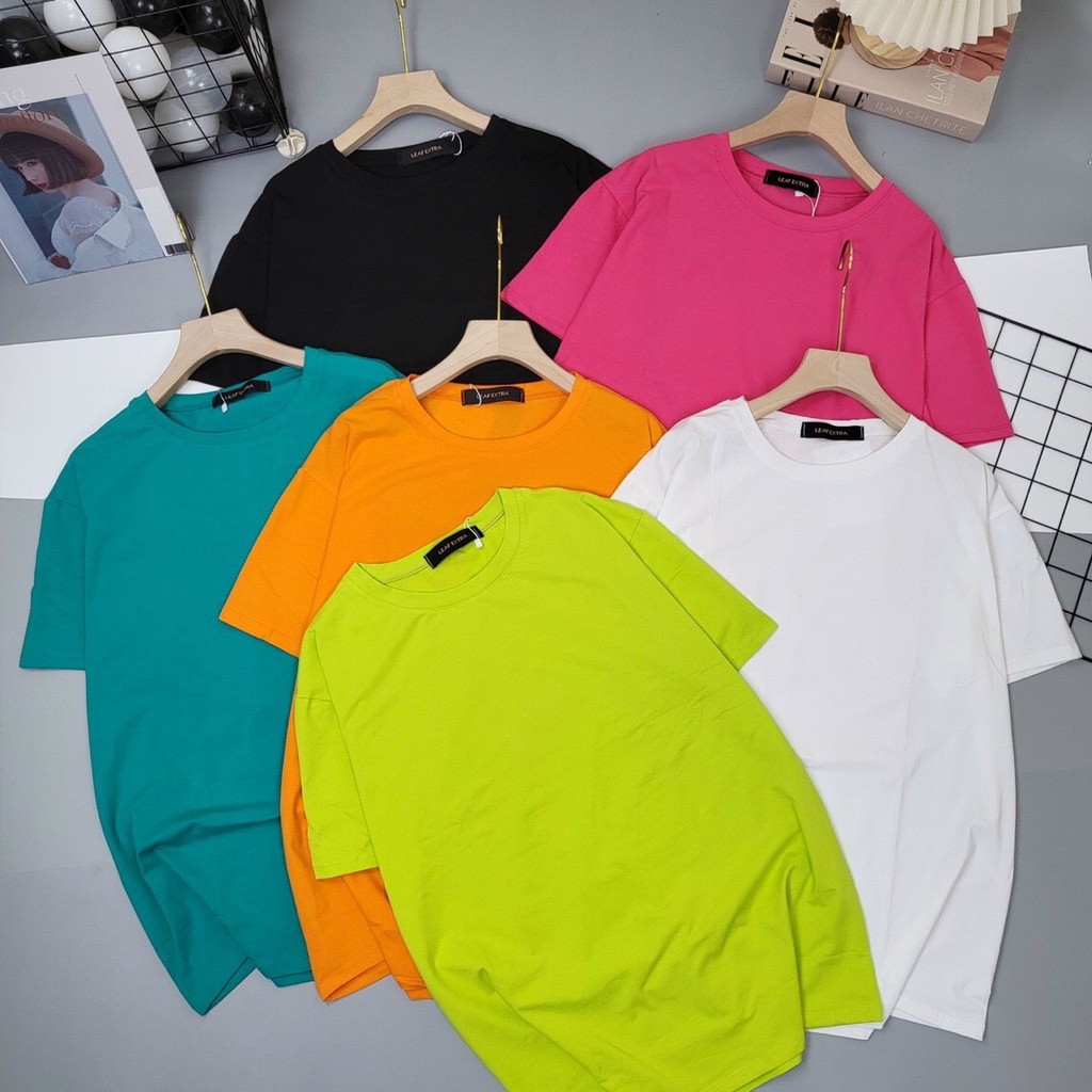 Áo Thun Unisex Nam Nữ Áo Phông Tay Lỡ Nhiều Màu Hot Trend Áo Đôi Cặp