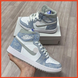 Giày Thể Thao Sneaker Nam Nữ 𝐉𝐨𝐫𝐝𝐚𝐧 Hyper Royal - Giày 𝐉𝐨𝐫𝐝𝐚𝐧 Cao Cổ Xanh Loang Nỉ Hot 2021 [Full Bill Box]