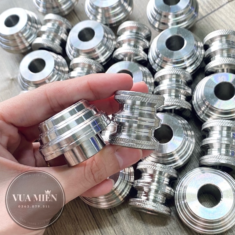 Bộ canh bánh trước sau inox 304 gắn cho Wave Dream-Fuled-Funeo