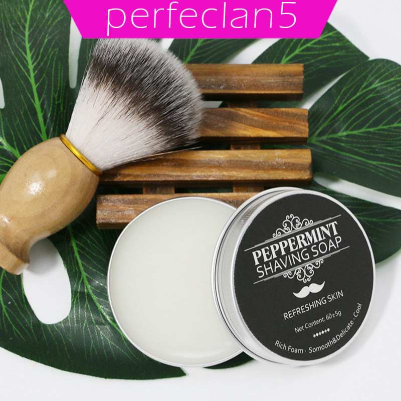 Xà phòng cạo râu nhẹ nhàng 60g kèm hộp đựng tiện dụng chất lượng cao cho nam
