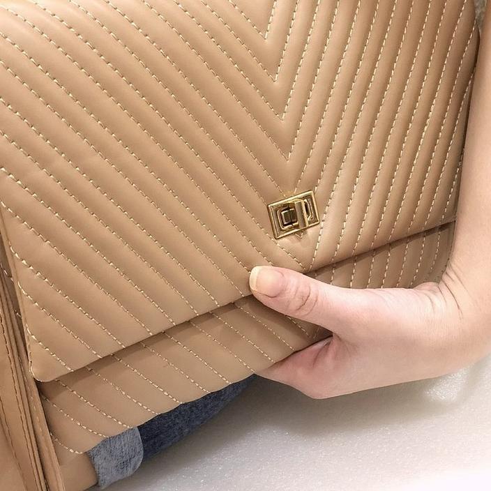 Giảm Giá! Túi Xách CHEVRON YSL Nhập Khẩu M....