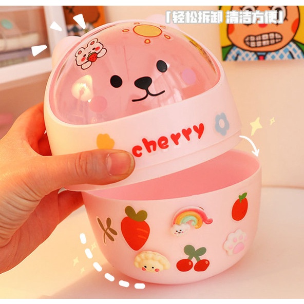 Ống cắm bút kiêm thùng ra mini hình mèo dễ thương  LILA ONGBUTMEO441