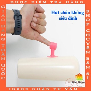 Đệm silicon chặn cửa hút chân không gắn tay nắm cửa chống va đập, chống ồn tiện dụng, nút chặn cửa đa năng