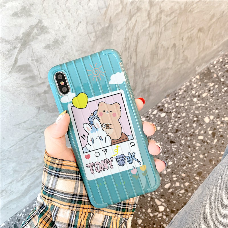 Ốp lưng iphone Tony & Duck sọc 3D chống va đập 5/5s/6/6plus/6s/6splus/7/7plus/8/8plus/x/xs/11/12/pro/max/plus/promax | BigBuy360 - bigbuy360.vn