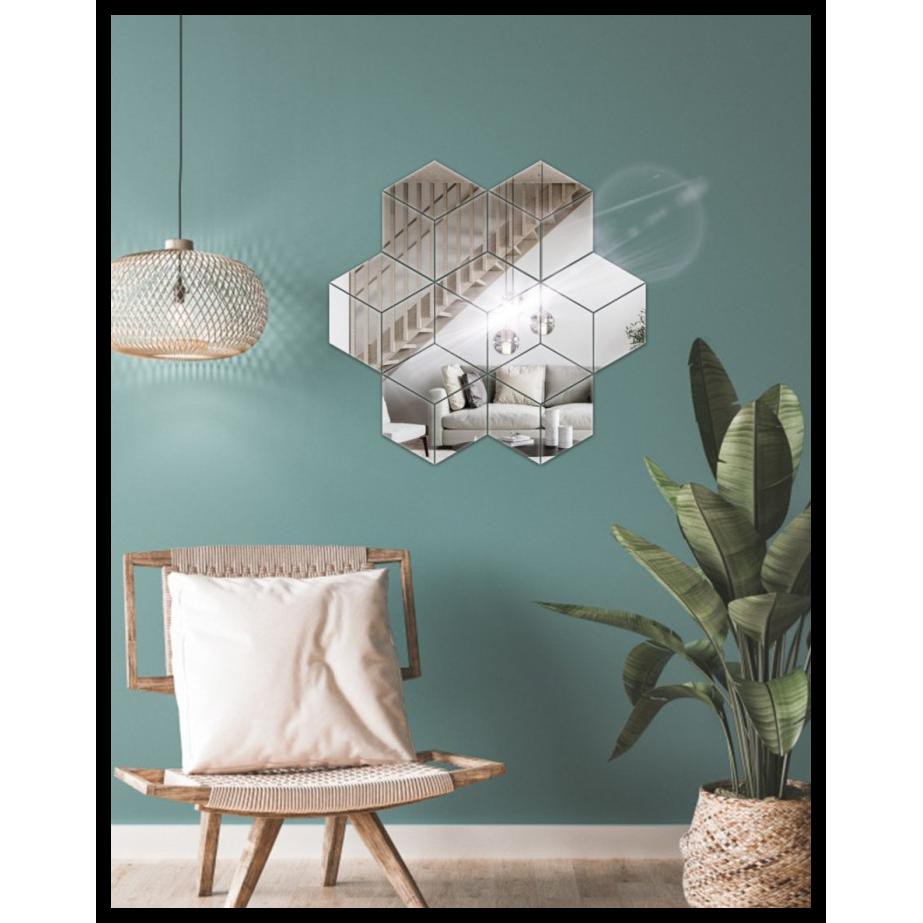 1 Gói 3 Gương Acrylic Trang Trí Tường Kính | BigBuy360 - bigbuy360.vn
