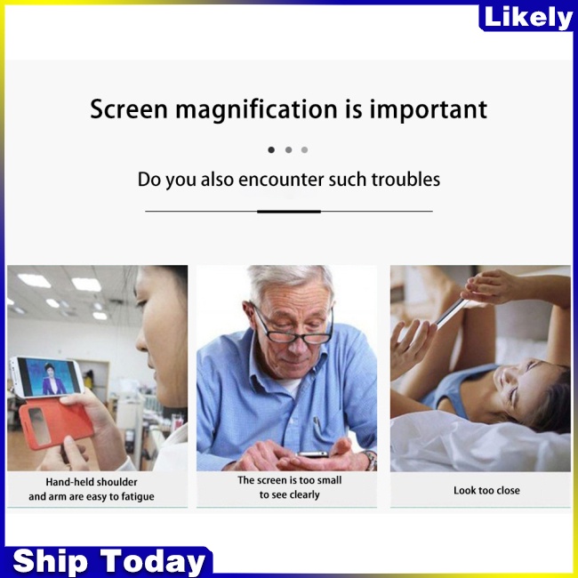 Kính Phóng Đại Màn Hình Điện Thoại 3d 10 / 12 / 14 / 16 / 18 Inch