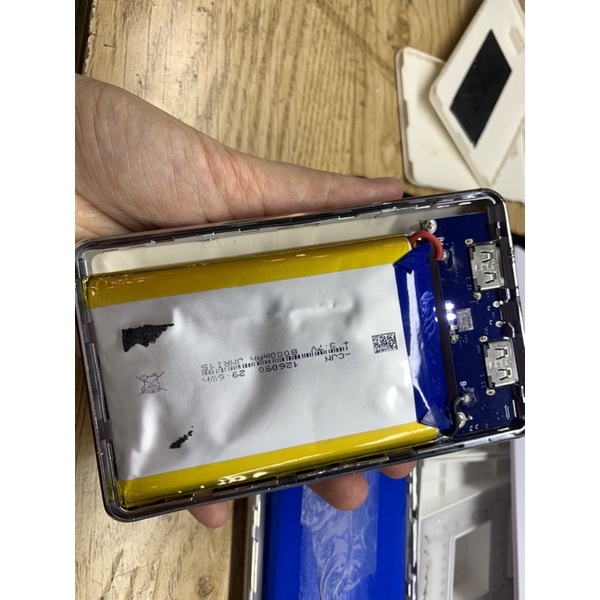 Mạch sạc dự phòng kèm pin 10000mAh - 20000mAh hơi phồng