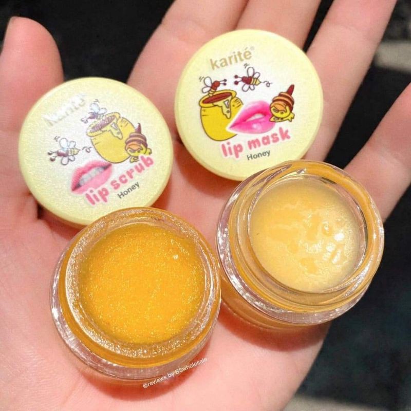 🍯 Set Tẩy Da Chết Môi + Mặt Nạ Môi KARITE Honey 🍯 | BigBuy360 - bigbuy360.vn
