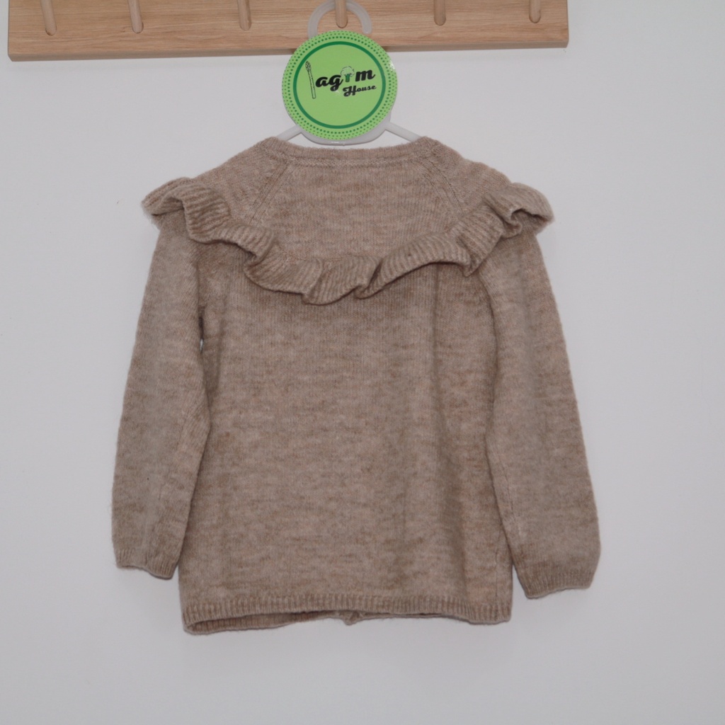 Áo khoác len cardigan HM dư xịn cho bé gái 6-15kg - Lagim House