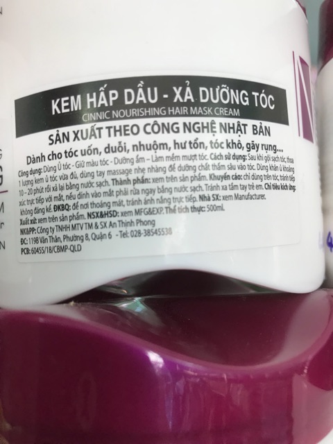 Kem hấp dầu-xả dưỡng tóc Cinnic | BigBuy360 - bigbuy360.vn