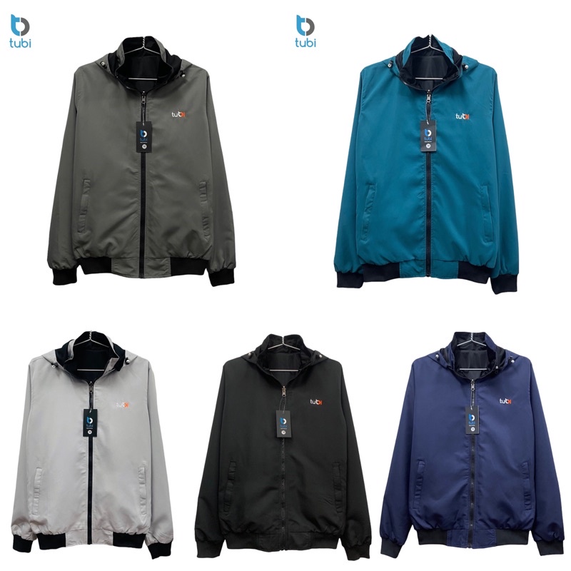 Áo khoác Tubi Nón Rời nhiều màu chất liệu vải Micro.