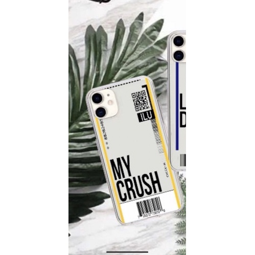 Ốp lưng lưng hình vé máy bay chống ố viền  5s/6/6plus/6s/6splus/7/7plus/8/8plus/x/xr/xs/11/12/promax/plus