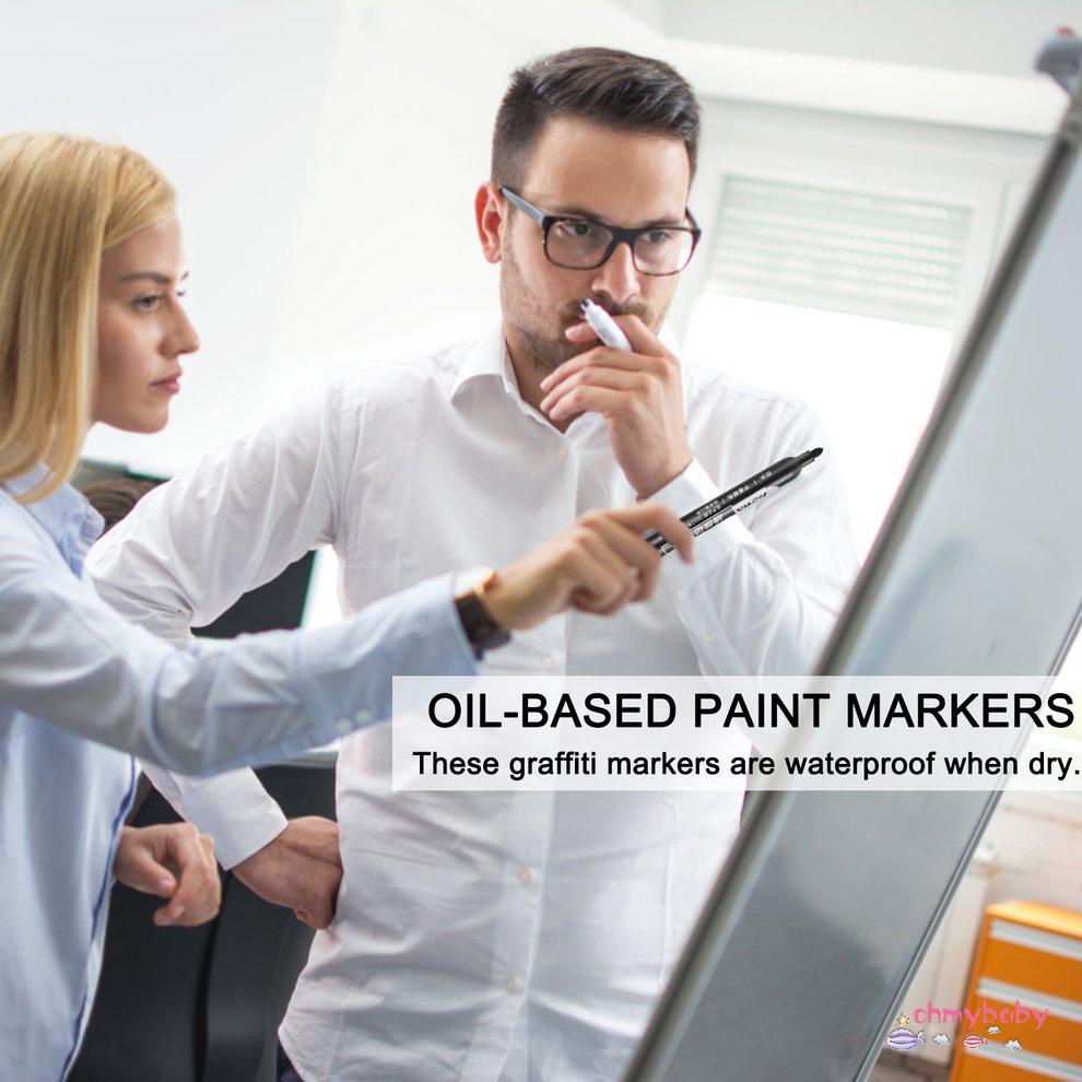 Bút đánh dấu Sơn vĩnh viễn Loại không thấm nước Bút lông khô nhanh [8/17]