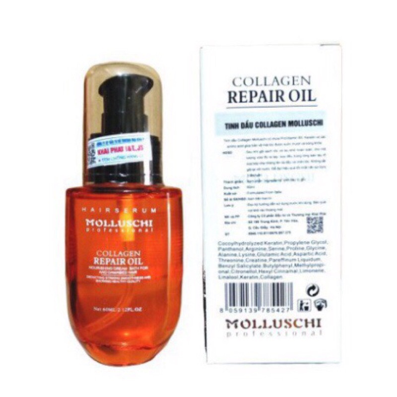 Tinh dầu vuốt tóc Molluschi 60ml