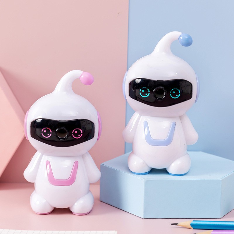 Văn phòng phẩm gọt bút chì hình Robot dễ thương cute cho bé vừa có thể làm đồ chơi để bàn học E404