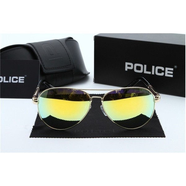 POLICE Polarized Fashion Cool Men Outdoor Metal Frame Sunglasses