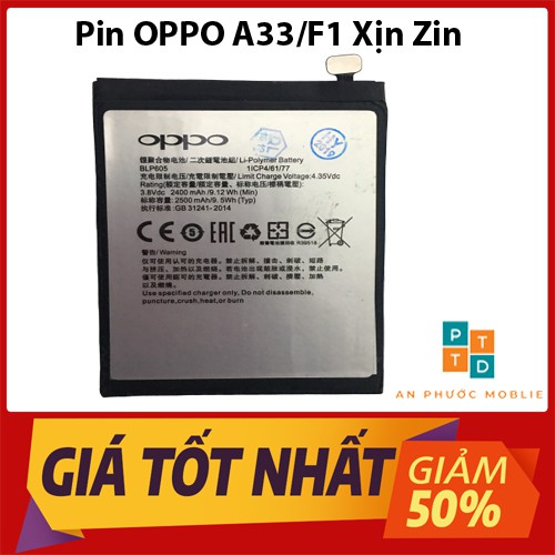 Pin Oppo Neo 7/A33/F1/A35/F1w/BLP605