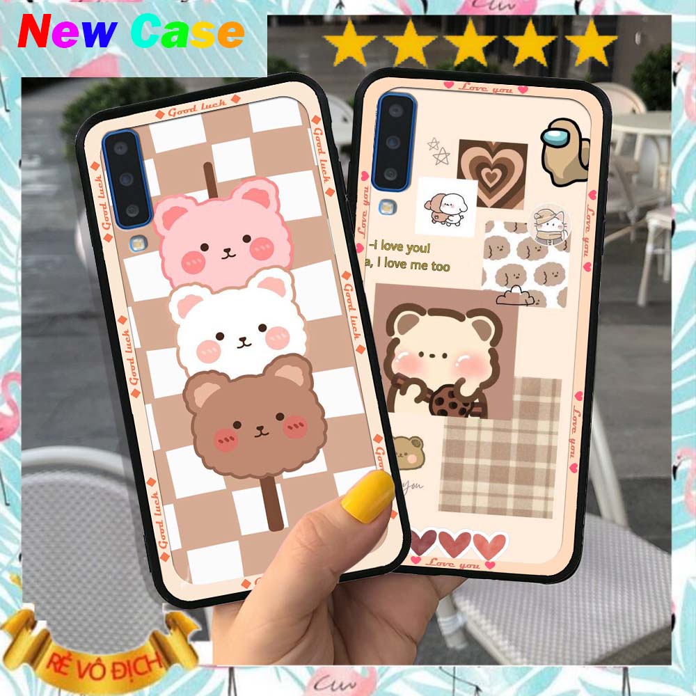 Ốp lưng Samsung A7 2018 / A9 2018 in hình họa tiết động vật cute đáng yêu