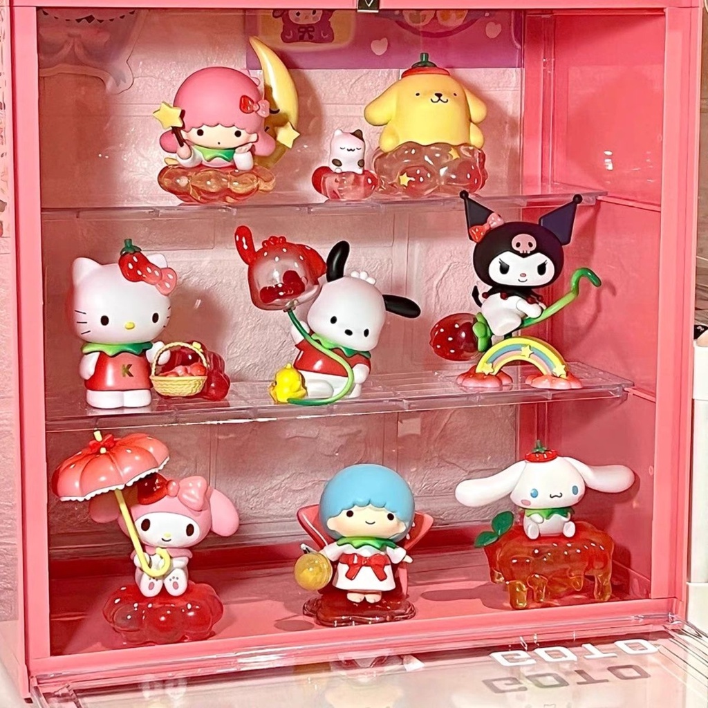 Mô Hình Nhân Vật Kuromi Cinnamon Dễ Thương Dùng Trang Trí