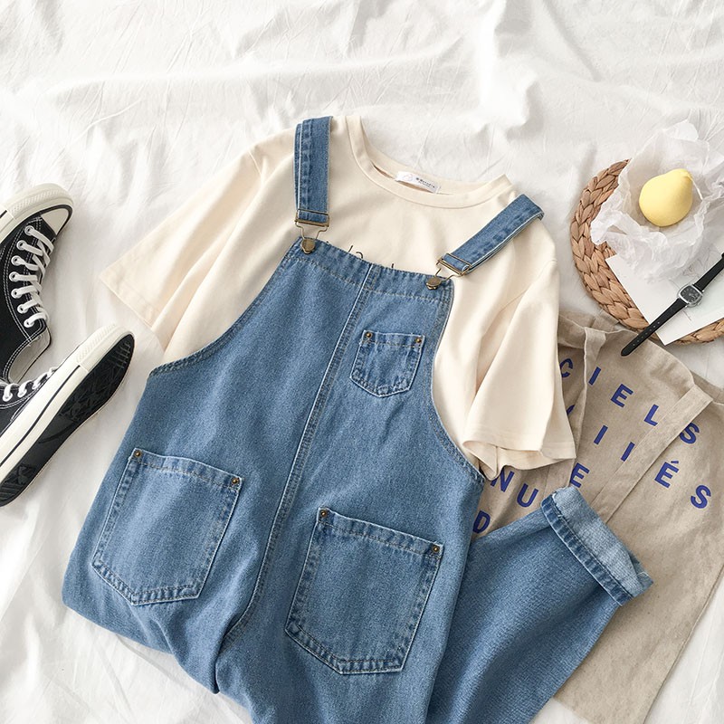 Yếm kaki siêu hot, kiểu dáng basic, dễ phối đồ | BigBuy360 - bigbuy360.vn