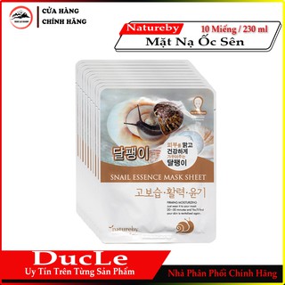 Mặt nạ natureby chiết xuất ốc sên hàn quốc