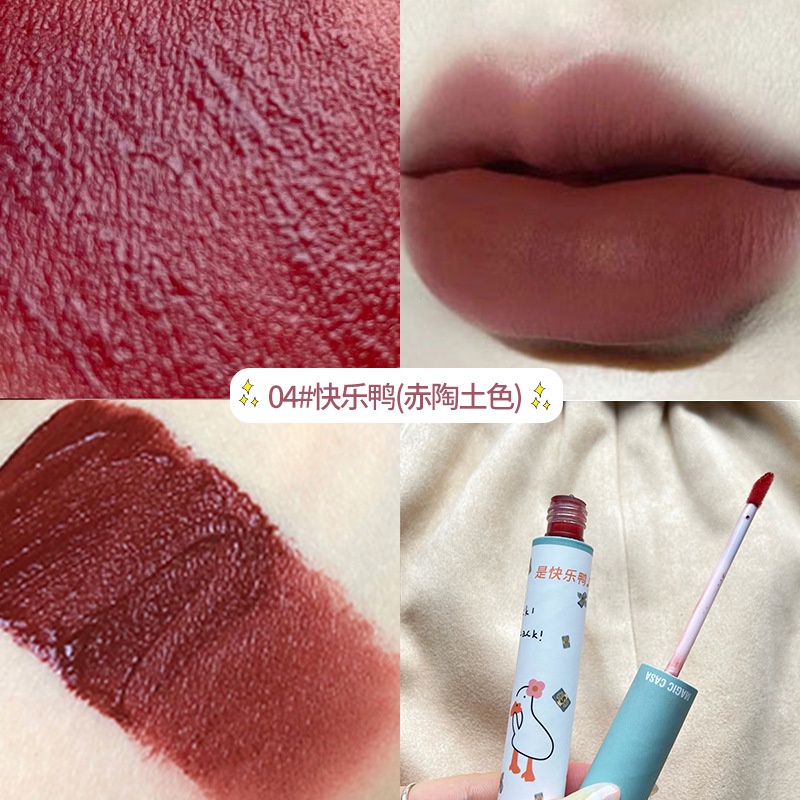 [Hàng mới về] Set son kem Abpopa màu lì chống thấm nước lâu trôi xinh xắn | BigBuy360 - bigbuy360.vn