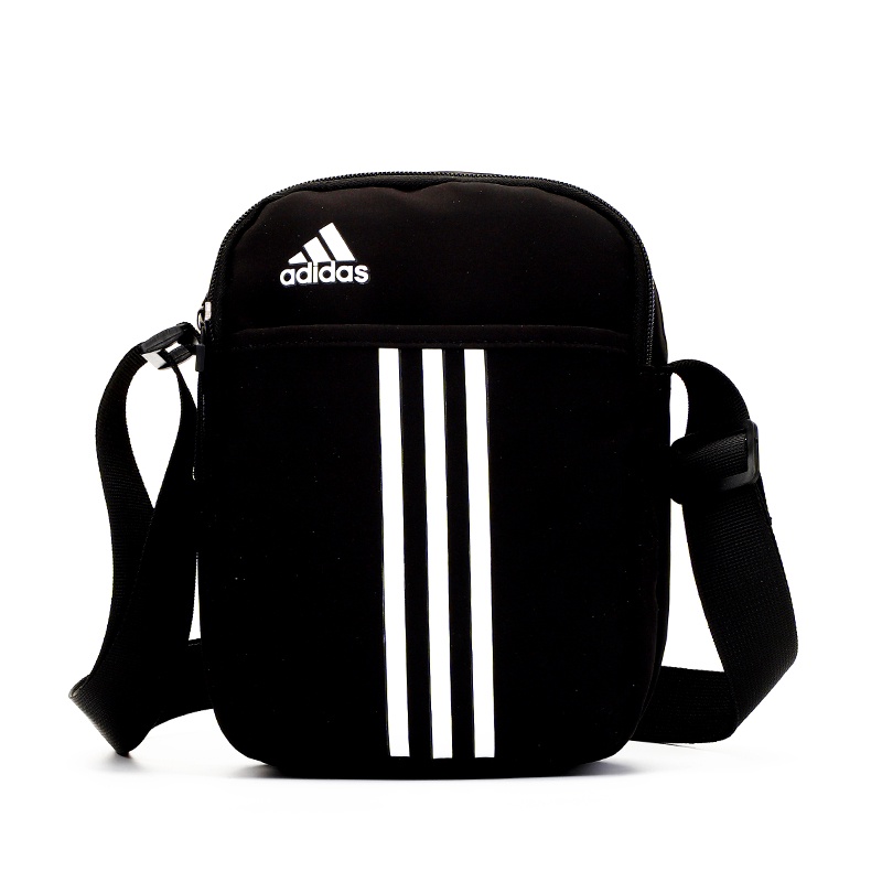 * * Túi Thể Thao Adidas Đeo Chéo Trước Ngực / Đeo Ngang Hông Màu Vàng Đen Phong Cách Adidas Tiện Lợi Cho Nam Và Nữ Khi Chạy Xe Đạp 02