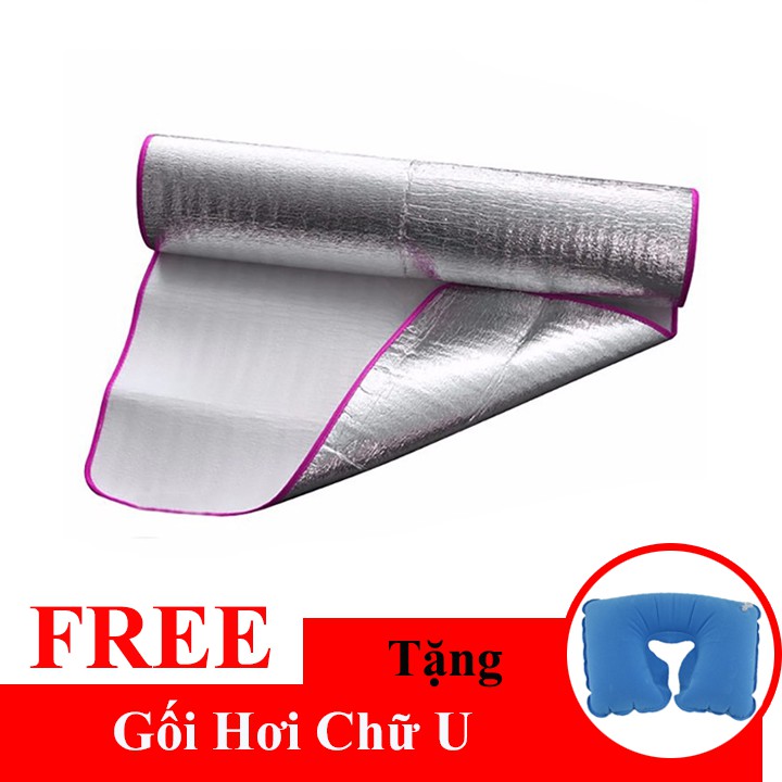 Chiếu ngủ văn phòng + Tặng gối hơi chữ U, tấm che mắt và nút bịt tai