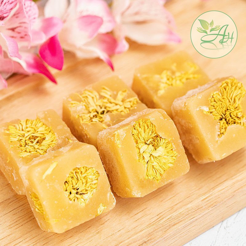 Trà Hoa Cúc Đường Phèn Mật Ong FREE SHIP Thanh Nhiệt Giải Độc Cải Thiện Giấc Ngủ