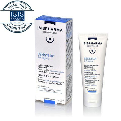 Kem giữ ẩm và làm giảm nóng rát, kích thích da - Isis Pharma Sensylia 24h 40ml