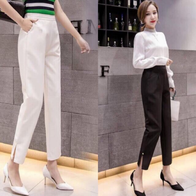 [Mã FAMAYWA giảm 10K đơn 50K] 💖FREESHIP💖 Quần Baggy Nữ Xẻ Gấu Siêu Xinh | WebRaoVat - webraovat.net.vn