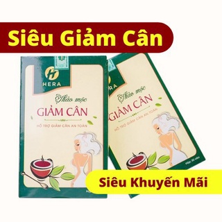 Giảm cân Hera Plus trà giam can nhanh cấp tốc detox giảm béo an toàn thảo mộc không phải thuốc giảm cân