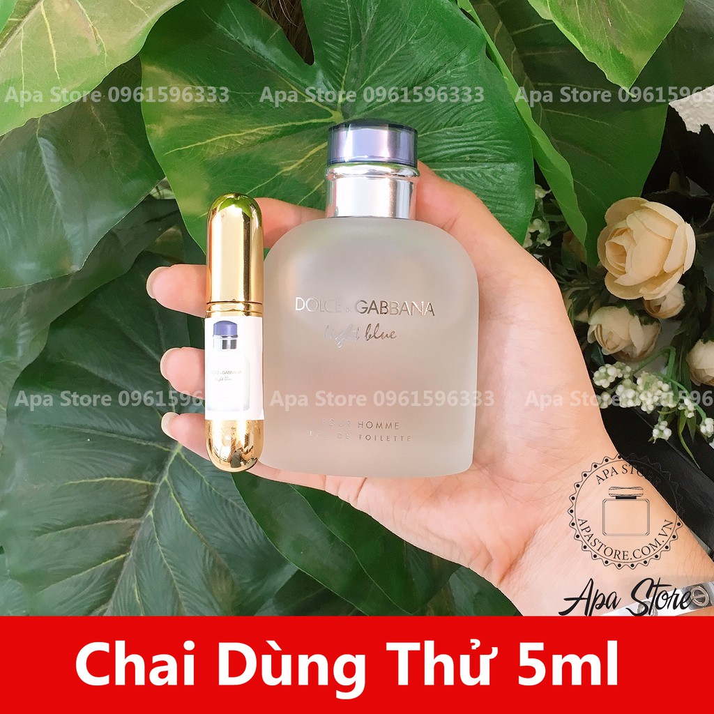 Nước Hoa Nam Dolce Gabbana Light Blue Eau Intense Pour Homme Chai 10ml | BigBuy360 - bigbuy360.vn