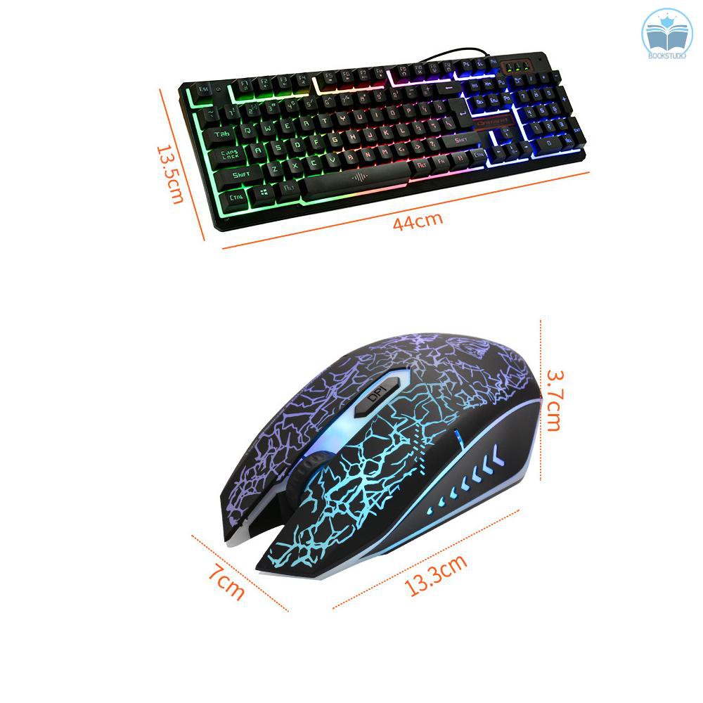 Bộ Bàn Phím Và Chuột Chơi Game Có Dây 104 Phím