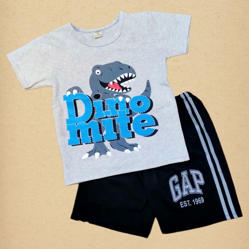 Bộ tay ngắn quần đùi size đại cho bé trai thun cotton 4 chiều