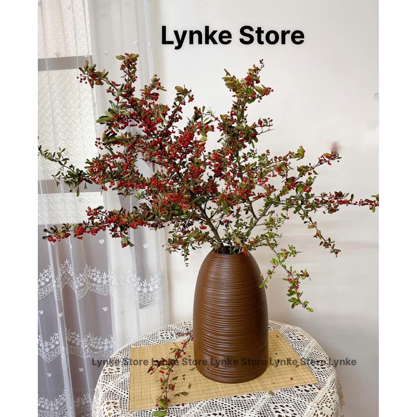Bình Hoa Lọ Hoa Gốm Dáng Chuông Giả Vuốt Cao 35cm Gốm Sứ Bát Tràng - Lynke Store