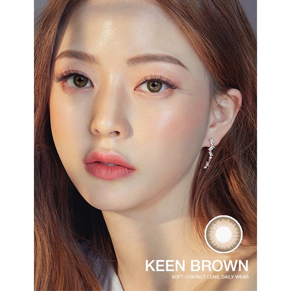 Kính Áp Tròng Keen Brown - Nice Eyes Contact Lens