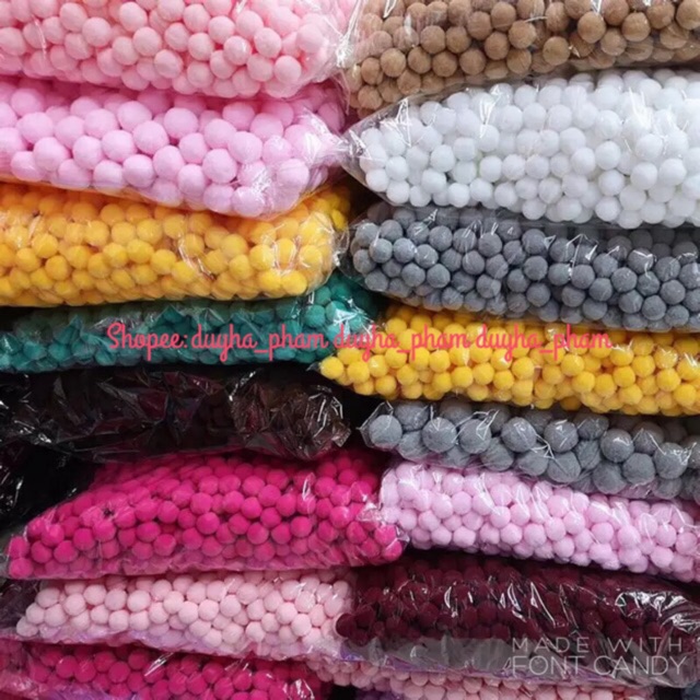 🌈HẠT LEN BÔNG, HẠT POMPOM🌈