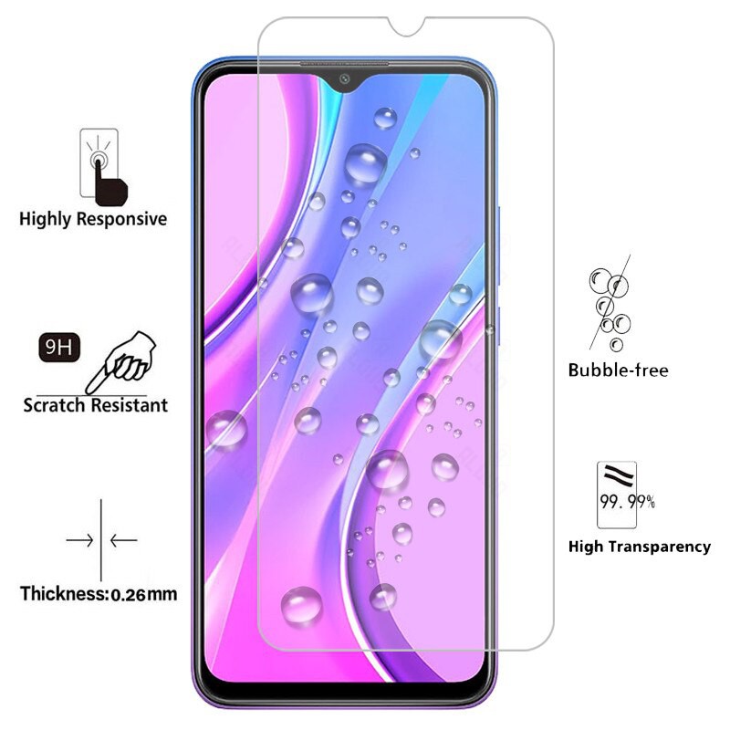 Miếng Dán Kính Cường Lực 2.5D Cho Xiaomi Redmi 9, Dán Màn Hình Redmi 9