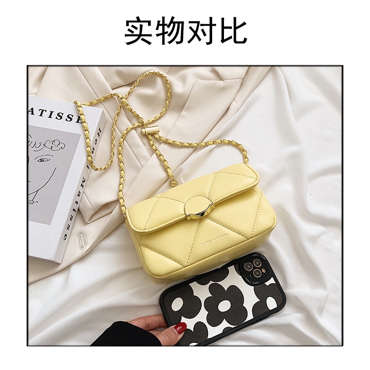 Túi Đeo JASMIN NOIR Chéo Quai Xích Họa Tiết Kẻ Sọc Cho Nữ