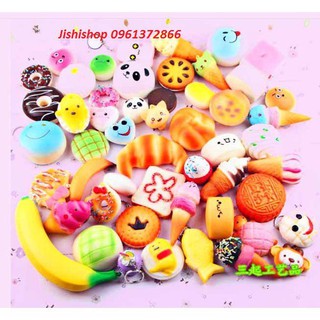 Combo 30 squishy đủ loại giá rẻ ngẫu nhiên