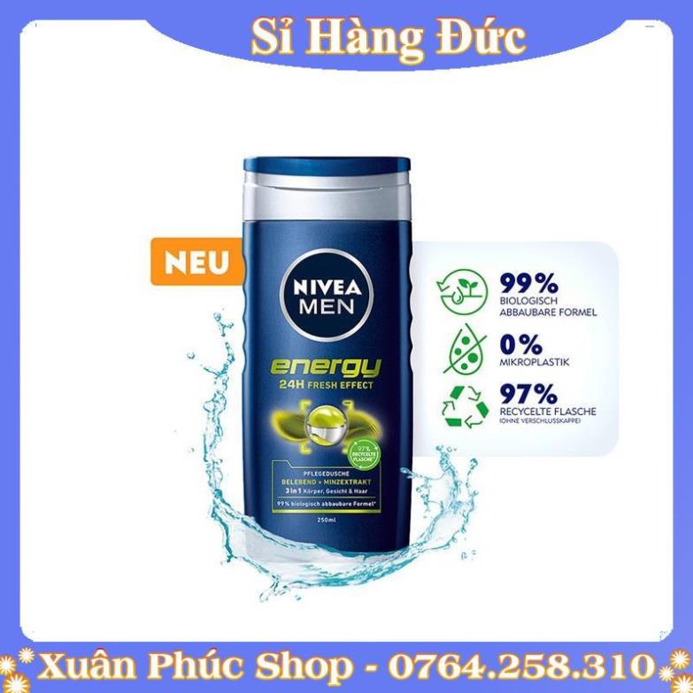 Nivea Men Đức-  Sữa Tắm, Dầu Gội Nam – Nội địa Đức