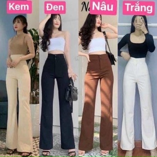 Siêu sale quần ống loe lưng cao 2 cúc